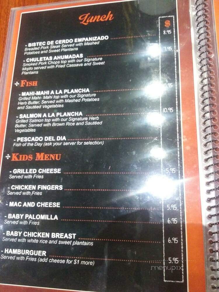 Miami Latin American Cafe - Miami, FL menu_pic