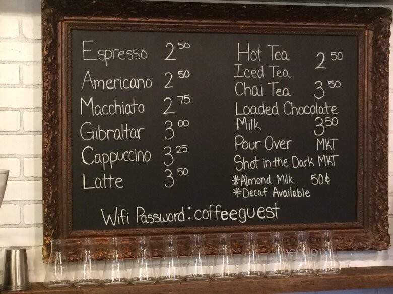 Middle Ground Coffee - Blue Springs, MO menu_pic