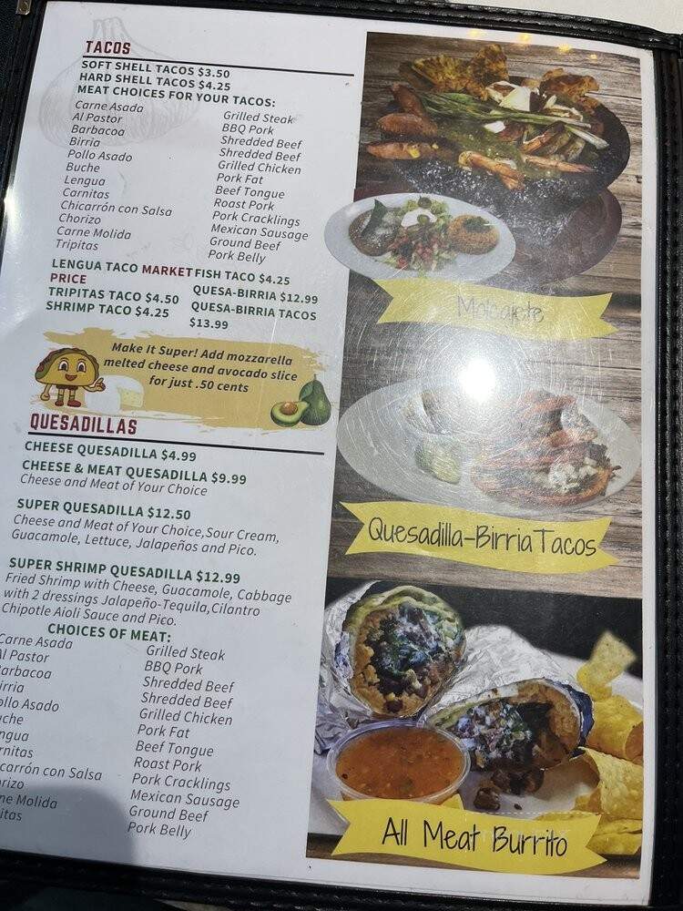 Mi Gente Taqueria - Destin, FL menu_pic