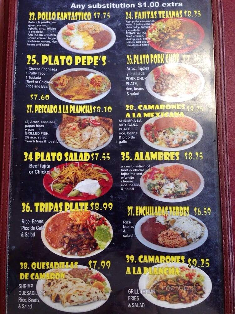 My Guadalajara - San Antonio, TX menu_pic