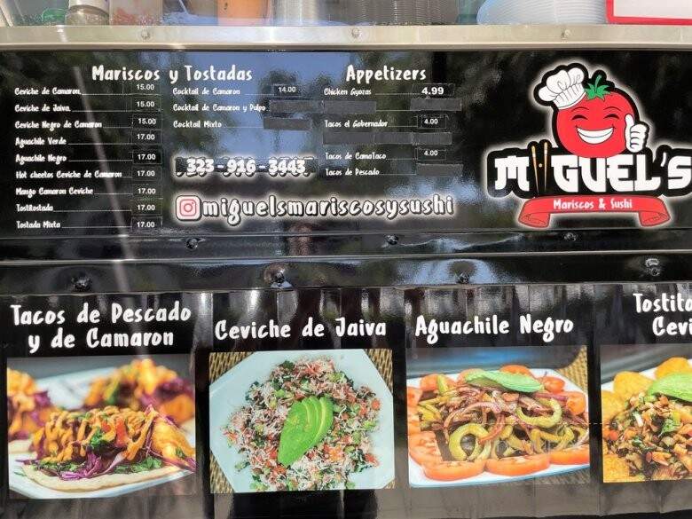 Miguels Mariscos Y Sushi - Highland Park, CA menu_pic