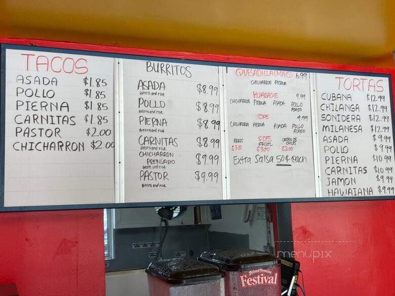 Mike's Authentic Mexican Food - La Habra, CA menu_pic