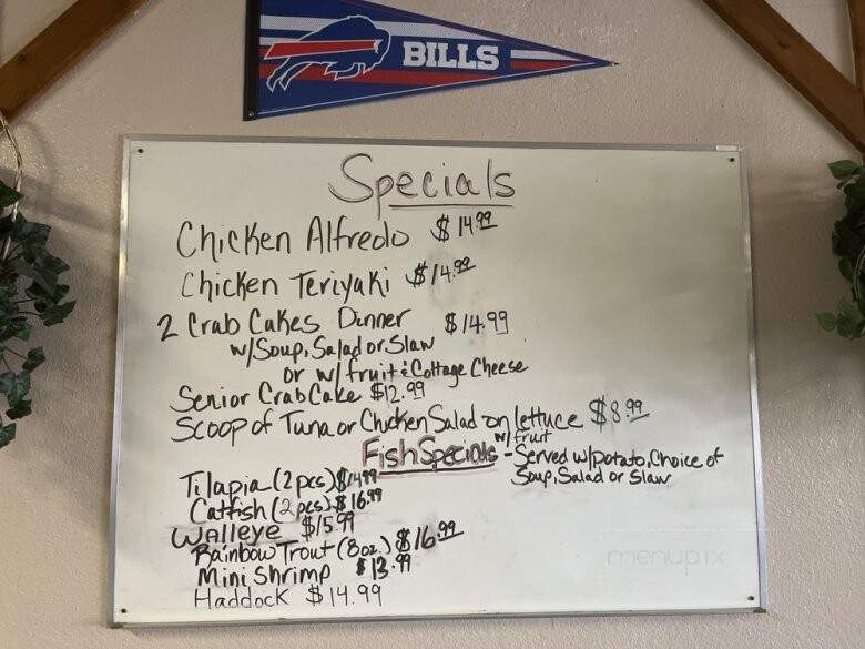 Terry's Family Restaurant - Huron East, ON menu_pic