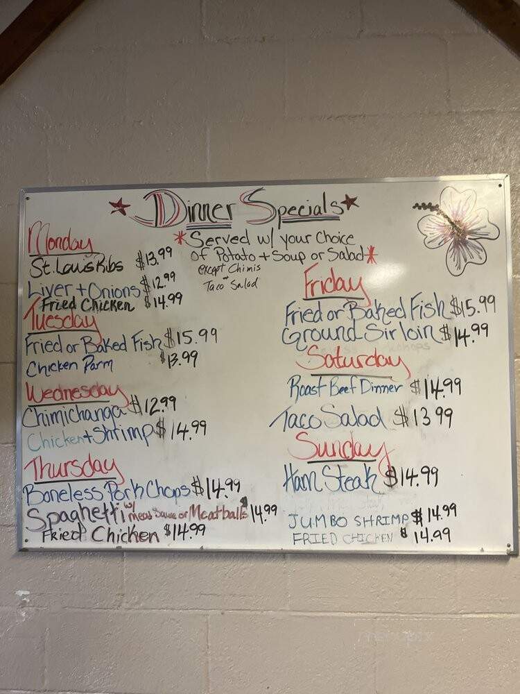 Terry's Family Restaurant - Huron East, ON menu_pic