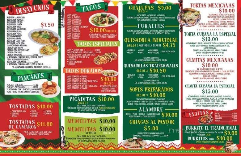 Mi Lindo Veracruz - West New York, NJ menu_pic