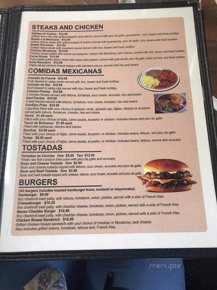 Millo's Mexican Restaurant - Forest Hill, TX menu_pic