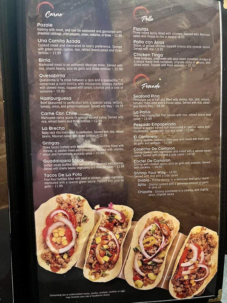 Mi Molcajete - Lenoir, NC menu_pic