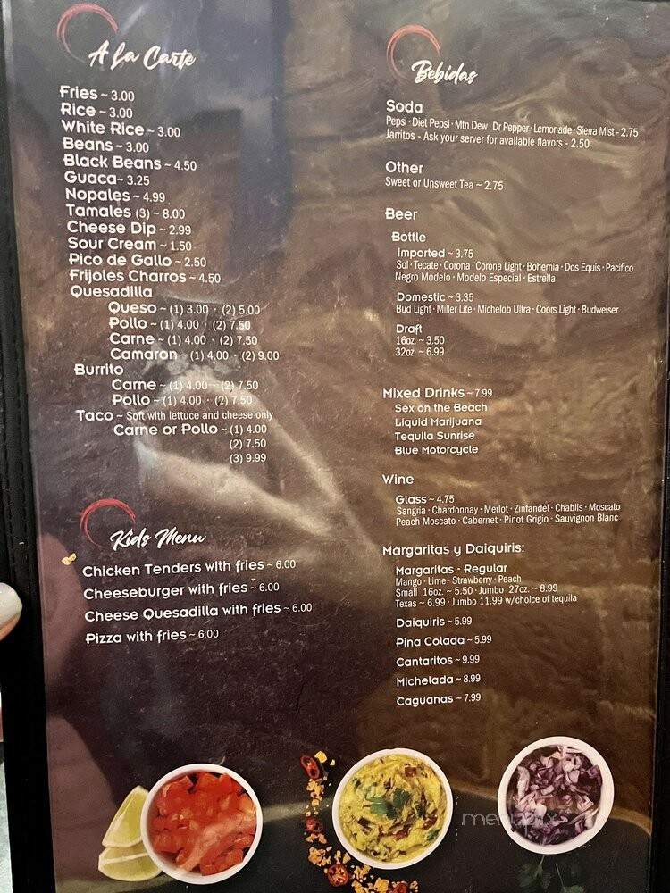 Mi Molcajete - Lenoir, NC menu_pic