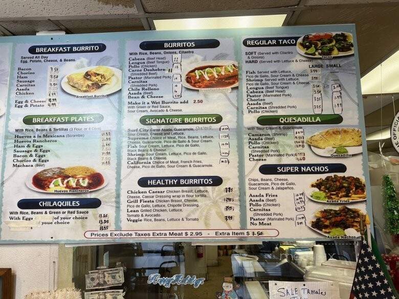 Minimex Everywhere - Huntington Beach, CA menu_pic