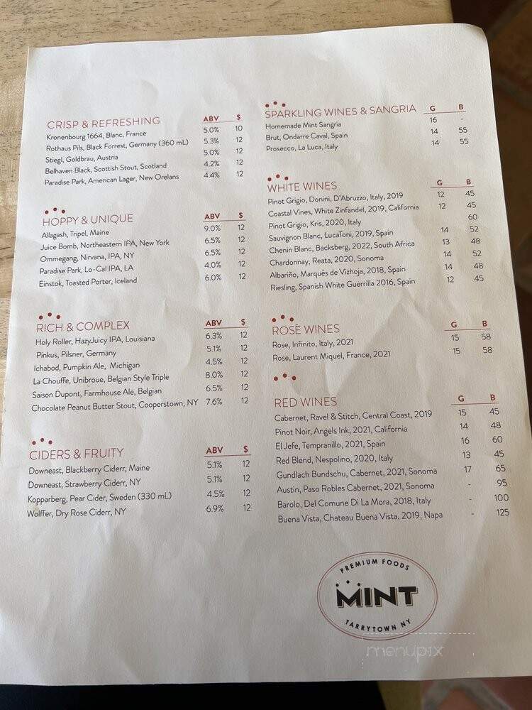 Mint Cafe - Sleepy Hollow, NY