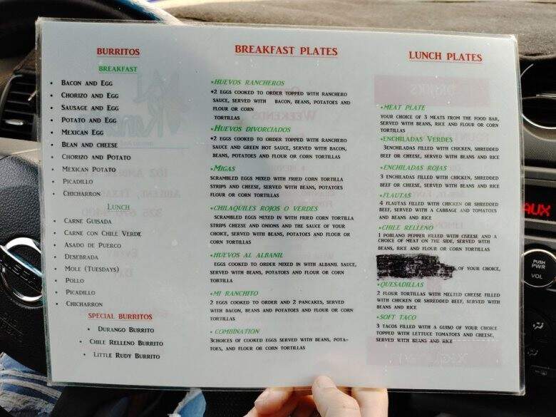 Mi Ranchito By Oscar - Abilene, TX menu_pic