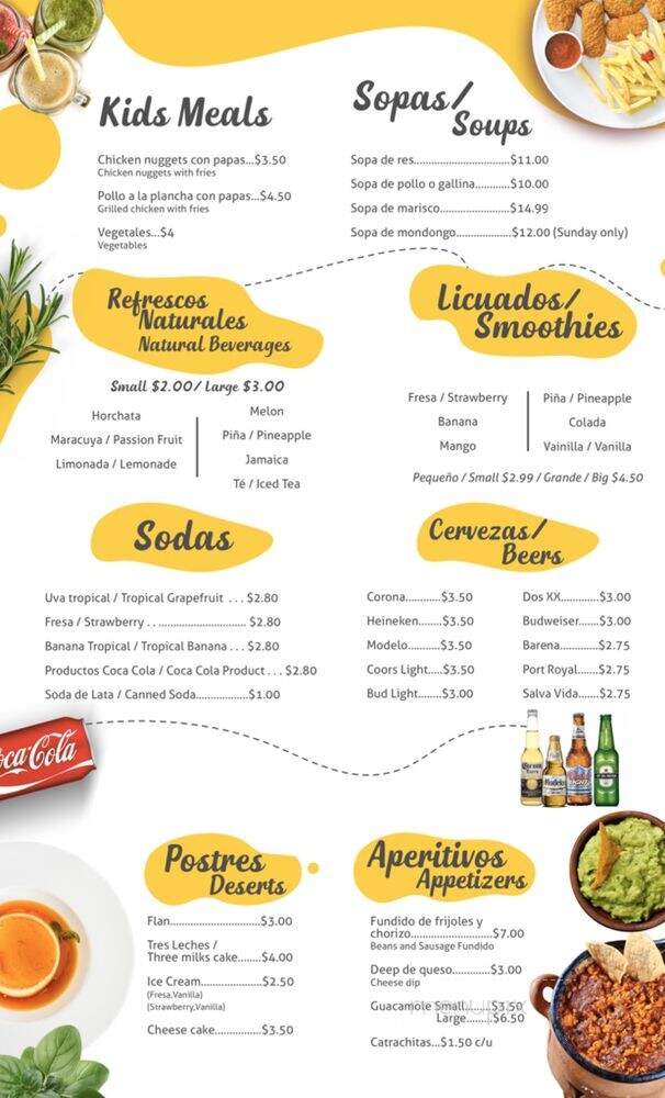 Mi Rinconcito Latino - Kenner, LA menu_pic