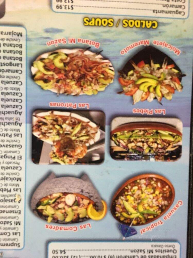 Mi Sazon Sinaloense - Moreno Valley, CA menu_pic