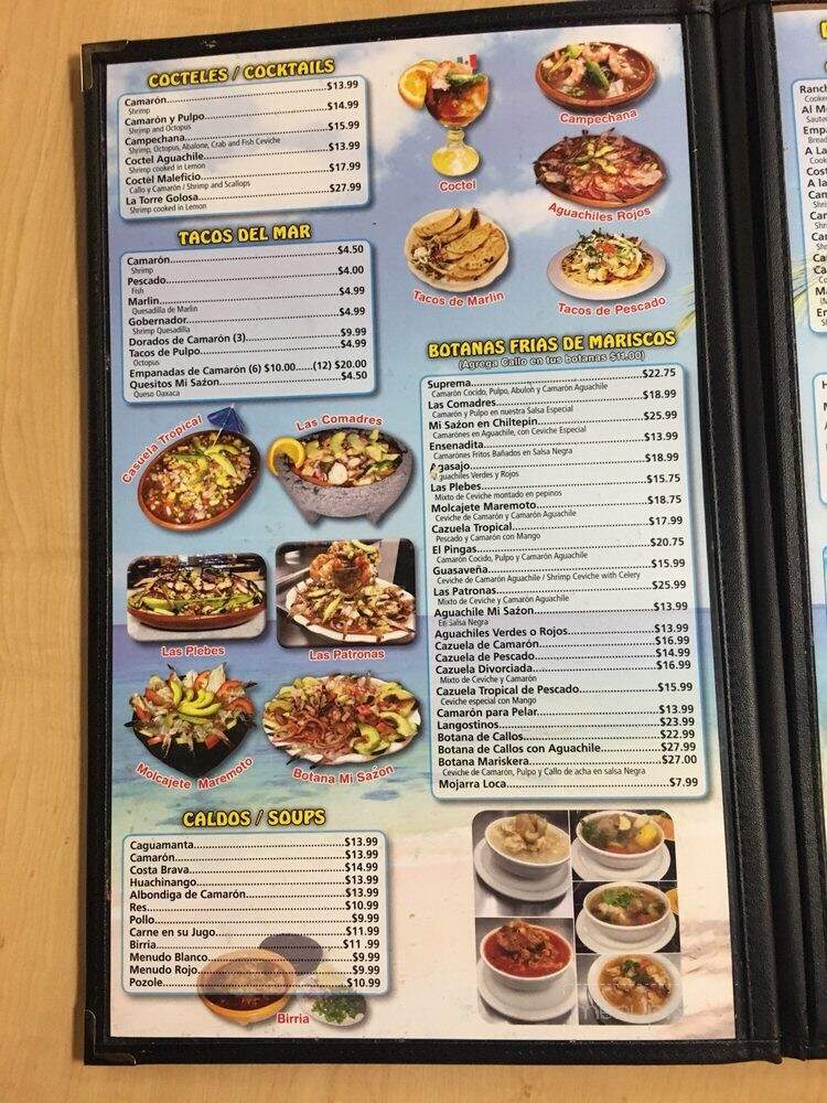 Mi Sazon Sinaloense - Moreno Valley, CA menu_pic