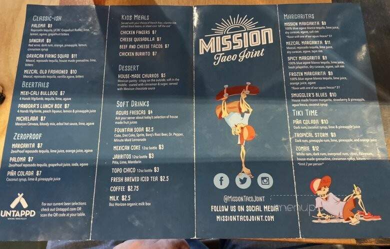Mission Taco Joint - Kirkwood, MO menu_pic