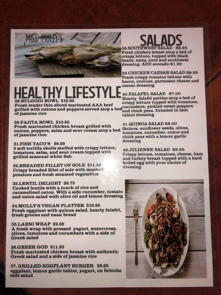 Miss Molly's Breakfast Club - Ottawa, ON menu_pic