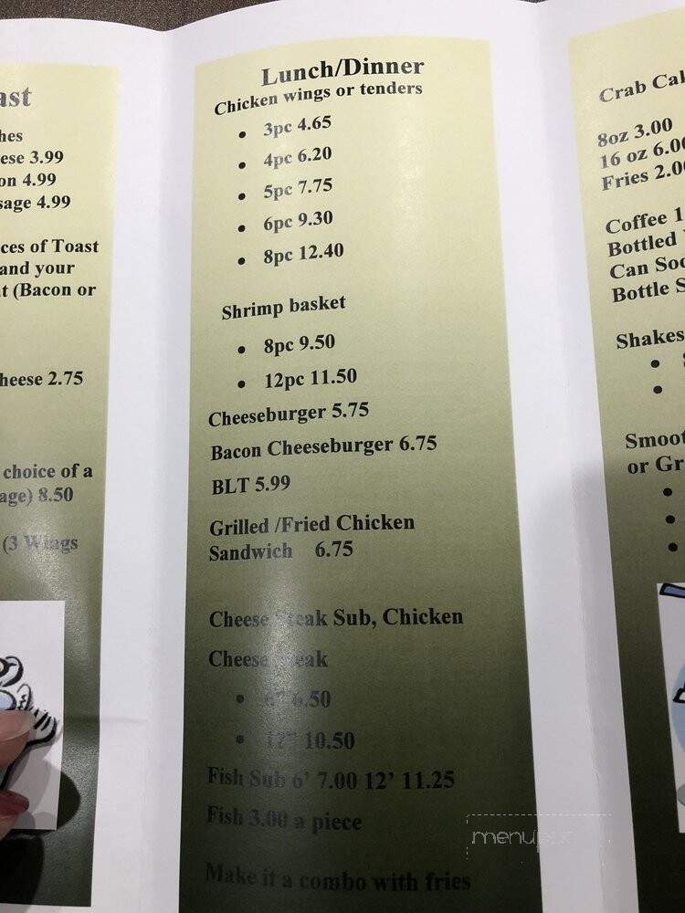 Miss Yvonne's Reataurant - Edgewater, MD menu_pic
