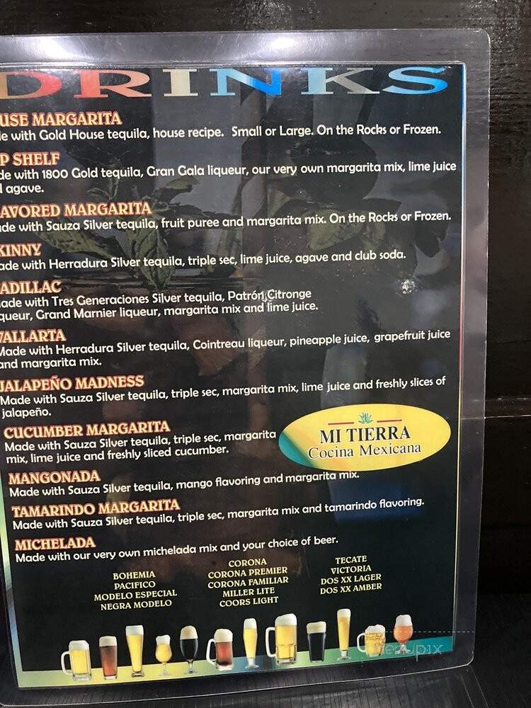 Mi Tierra Cocina Mexicana - Tulsa, OK menu_pic
