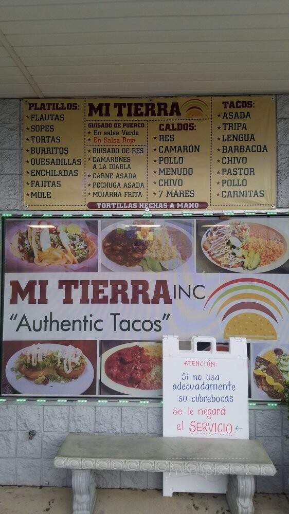 Mi Tierra - Foley, AL menu_pic