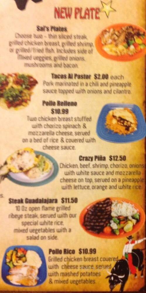 Mi Toro - Corinth, MS menu_pic