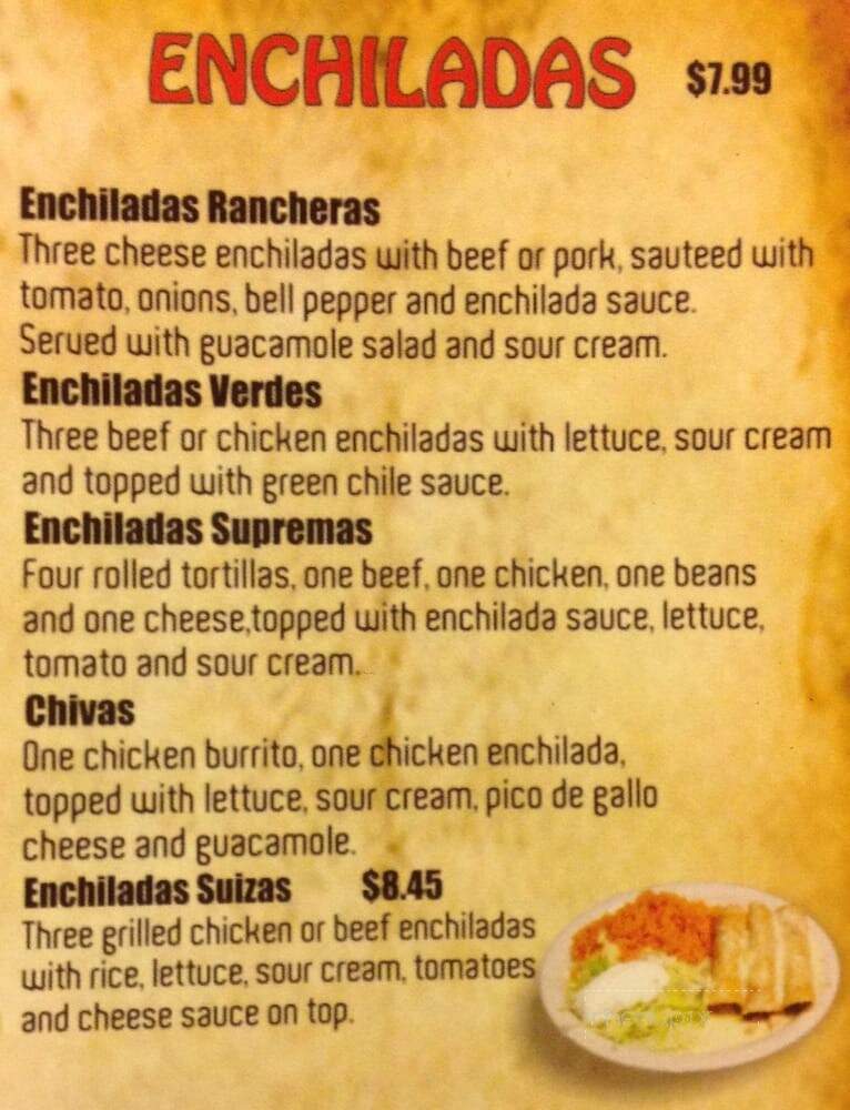 Mi Toro - Corinth, MS menu_pic