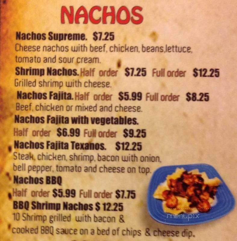 Mi Toro - Corinth, MS menu_pic