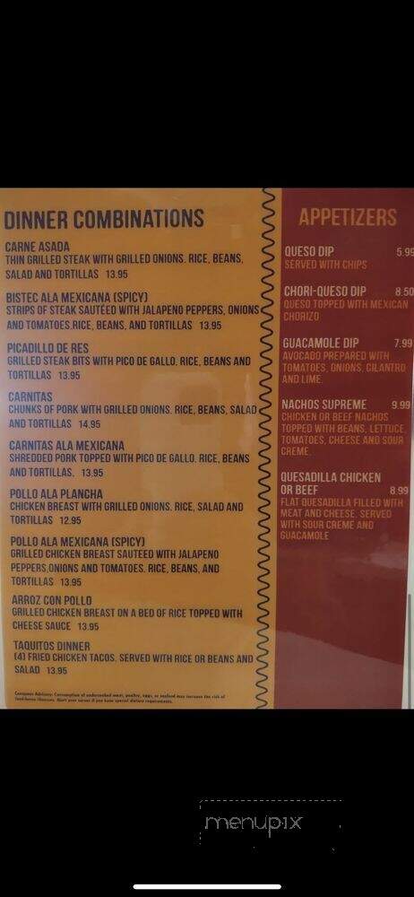 Mi Viejo - Mayo, FL menu_pic