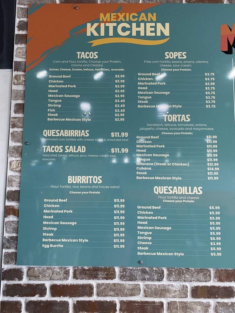Mix Tacos - Moncks Corner, SC menu_pic