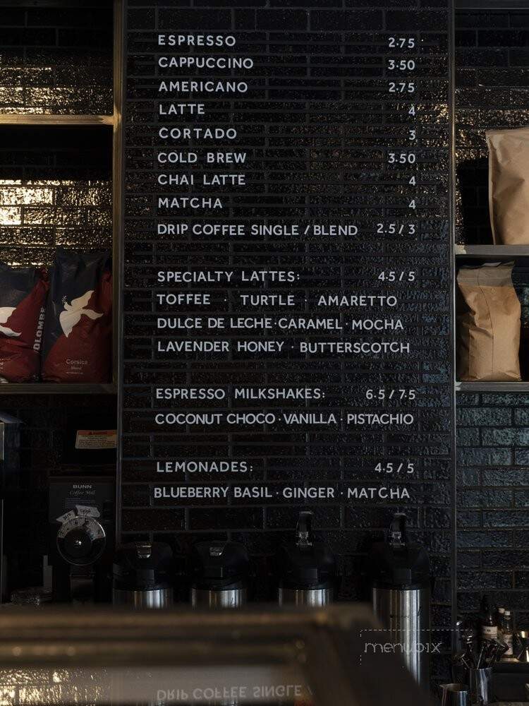 Mod Espresso - Boston, MA menu_pic