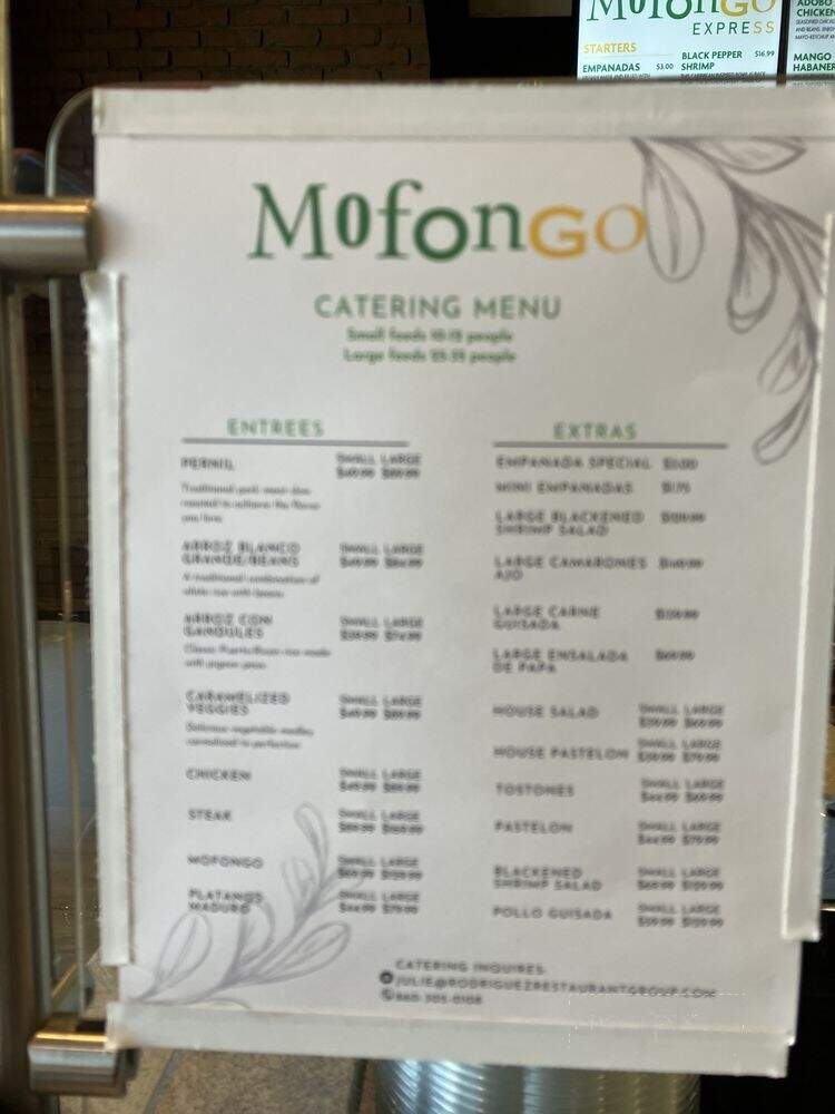 Mofongo Express - New Britain, CT menu_pic