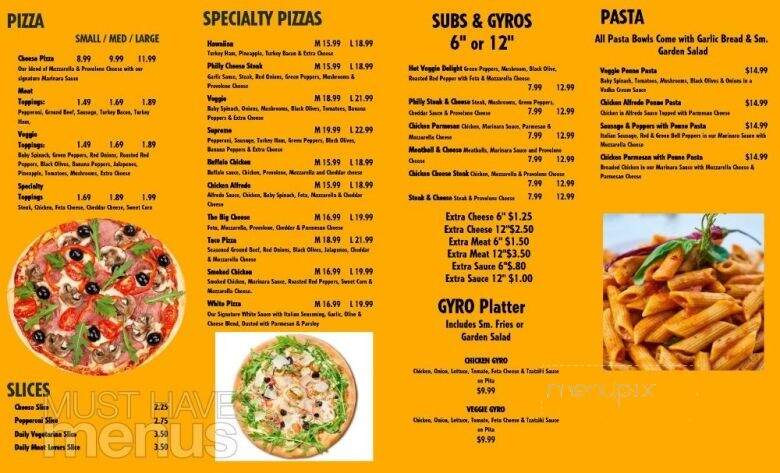 Moh's Pizza - Bowie, MD menu_pic