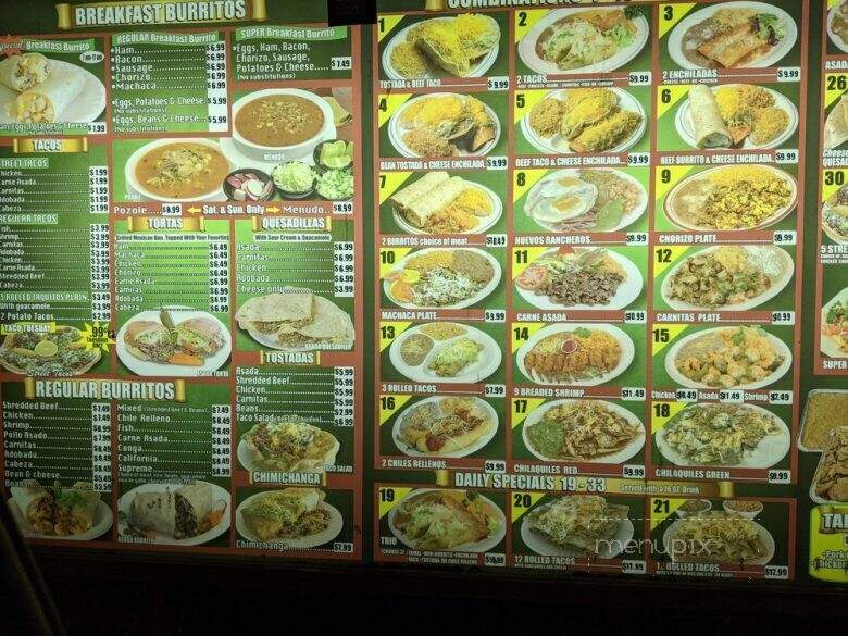 Molcasalsa Mexican Food - La Habra, CA menu_pic