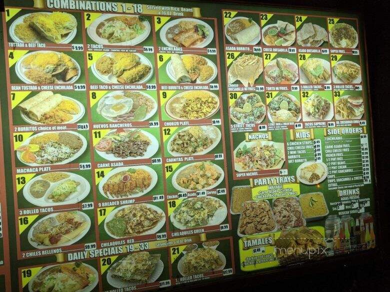 Molcasalsa Mexican Food - La Habra, CA menu_pic