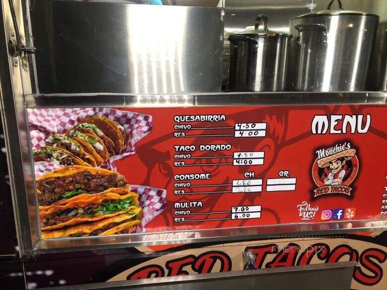 Monchie's Red Tacos - San Mateo, CA menu_pic