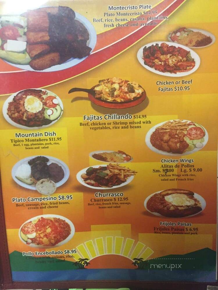MonteCristo - Everett, MA menu_pic