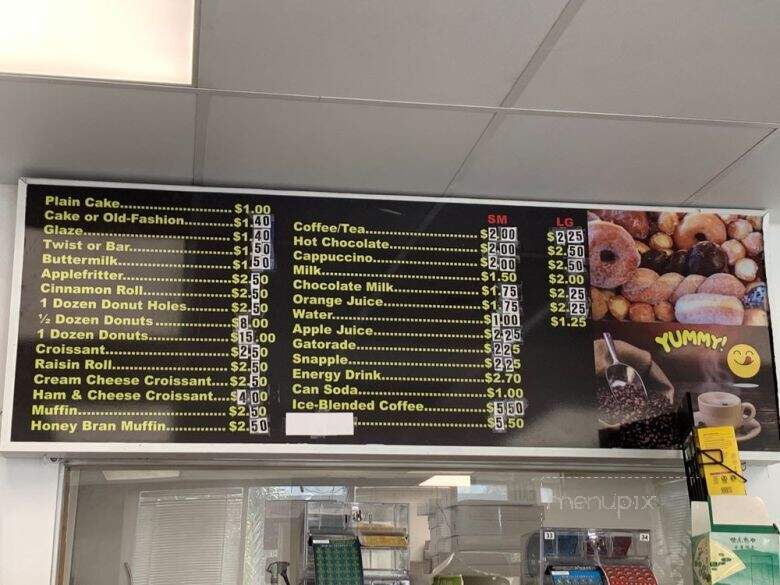 Monterey Donuts - Los Angeles, CA menu_pic
