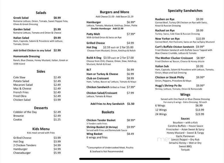 Montford Deli - Asheville, NC menu_pic