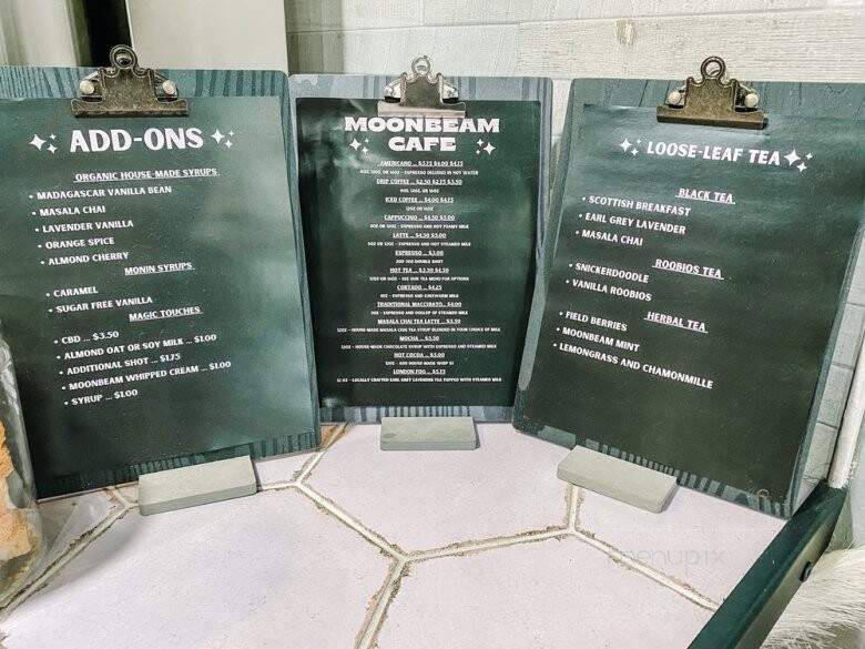 Moonbeam Cafe - Oakmont, PA menu_pic