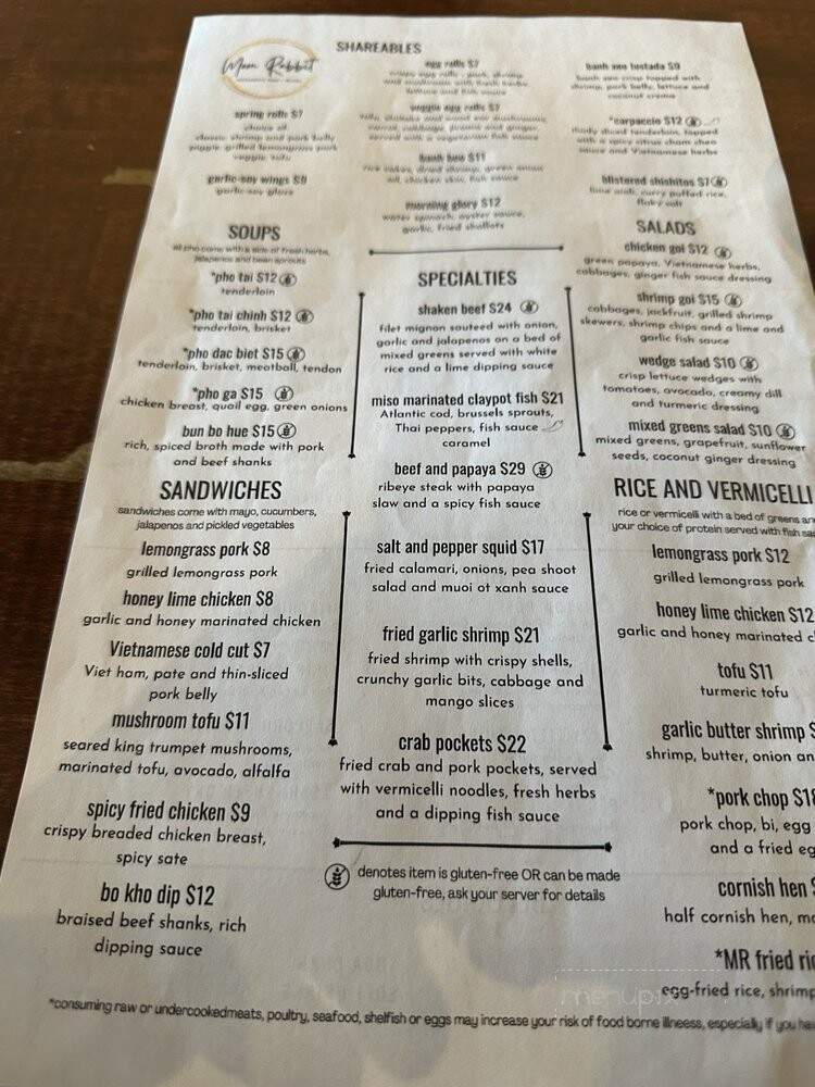 Moon Rabbit - Houston, TX menu_pic