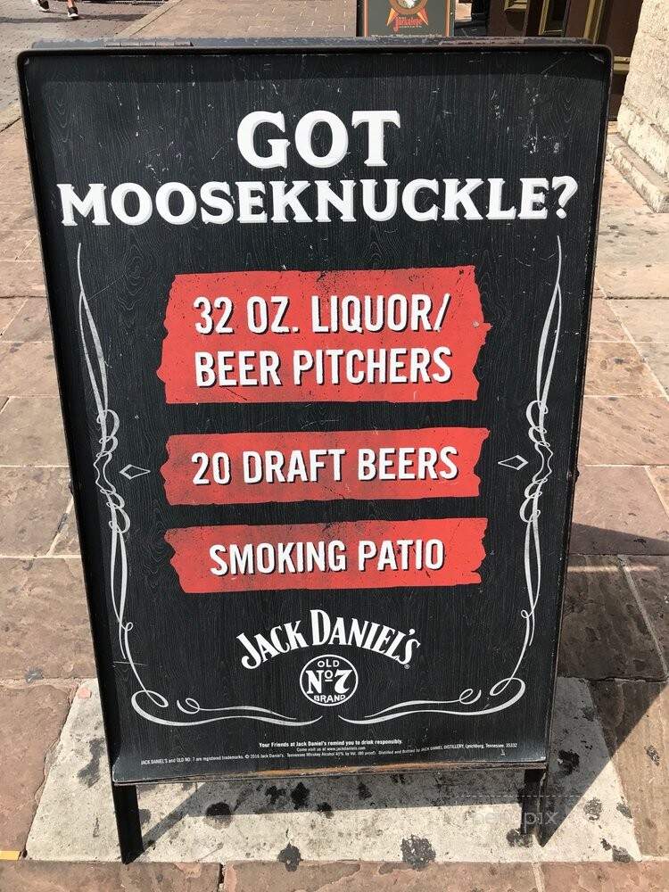 Moose Knuckle Pub - Austin, TX menu_pic