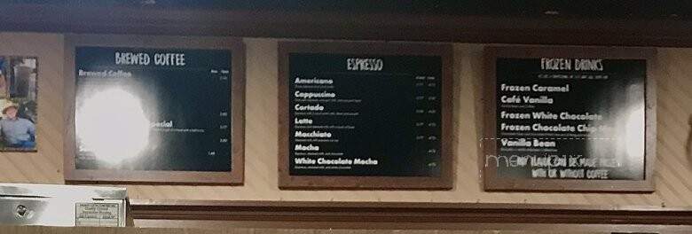 Mountain Mike's Coffee House - Glendale, KY menu_pic
