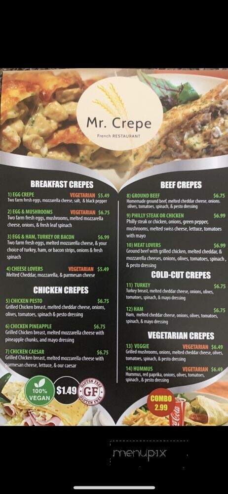 Mr. Crepe - Franklin, TN menu_pic