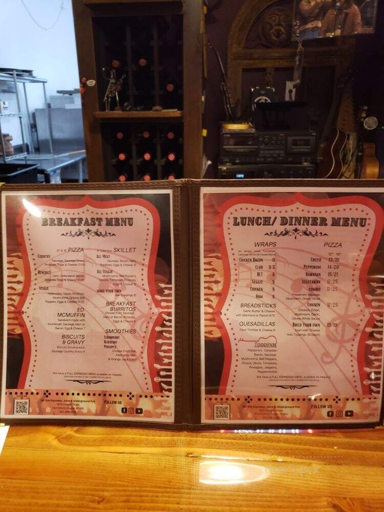 Mr. Ed's Espresso & Juice & Underground Pub - Port Orford, OR menu_pic