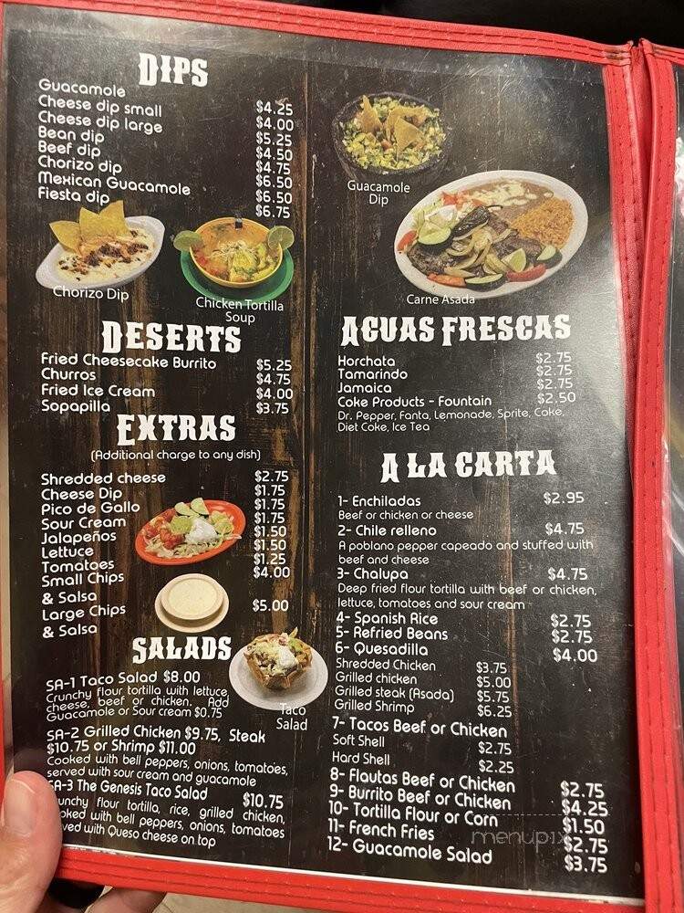 Mr Taco's - Jemison, AL menu_pic