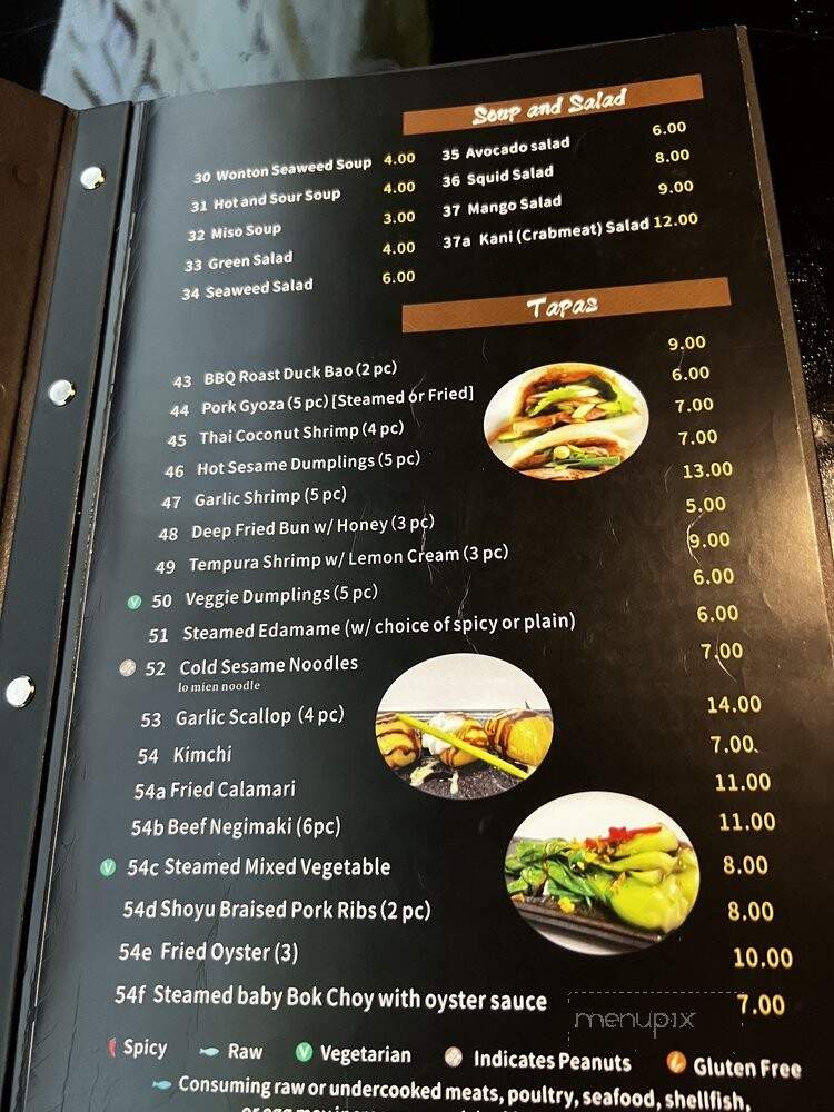 Mr Tea Asian Bistro - Asheville, NC menu_pic