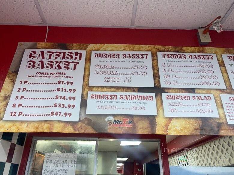 Mr T Real Catfish and Burgers - Lancaster, TX menu_pic