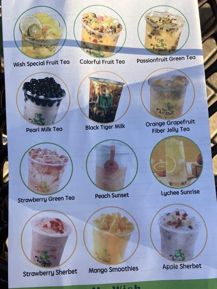Mr. Wish - Lake Forest, CA menu_pic