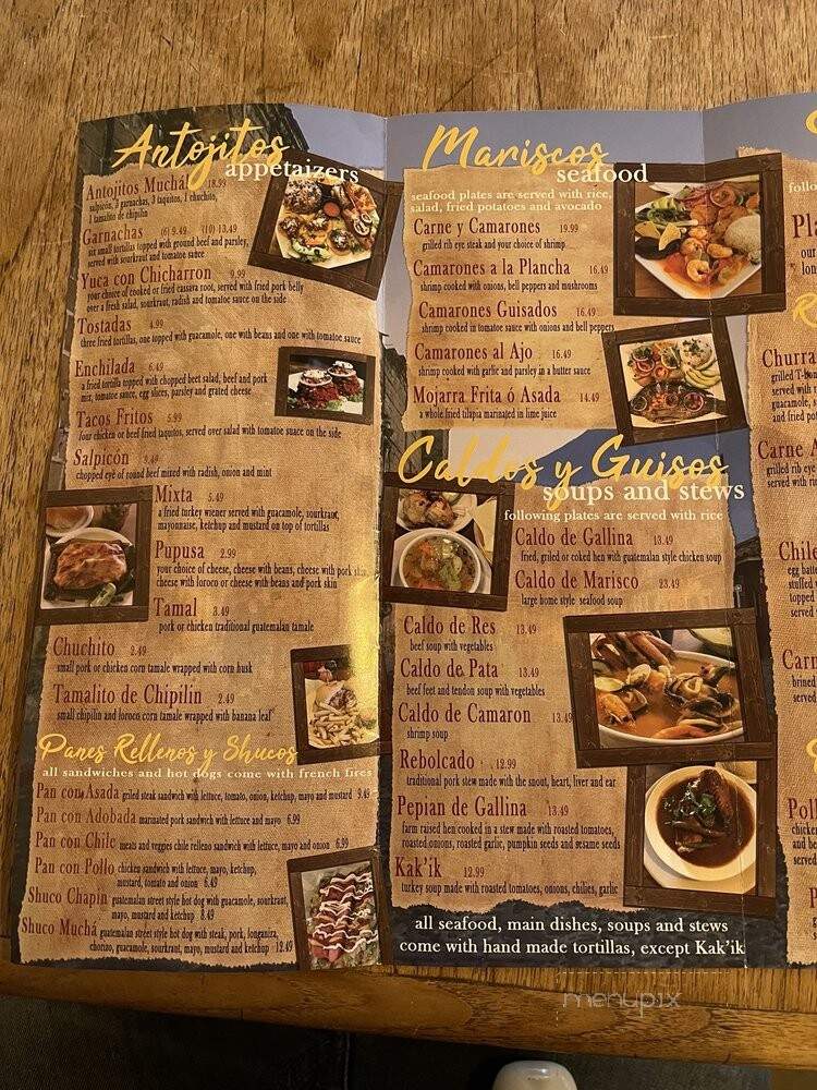 Mucha! Comida Chapina - North Hollywood, CA menu_pic