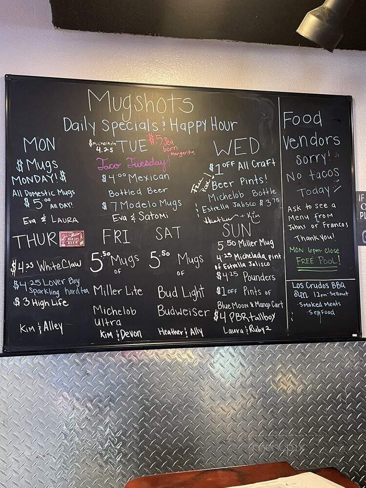 Mugshots Bar - Cypress, CA menu_pic
