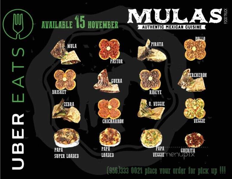 Mulas Food Truck - Laredo, TX menu_pic